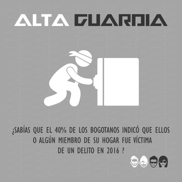 AltaGuardiaCo's tweet photo. Los bogotanos merecen más #Seguridad, en #AltaGuardia trabajamos para lograrlo https://t.co/vvBwS3kzRk