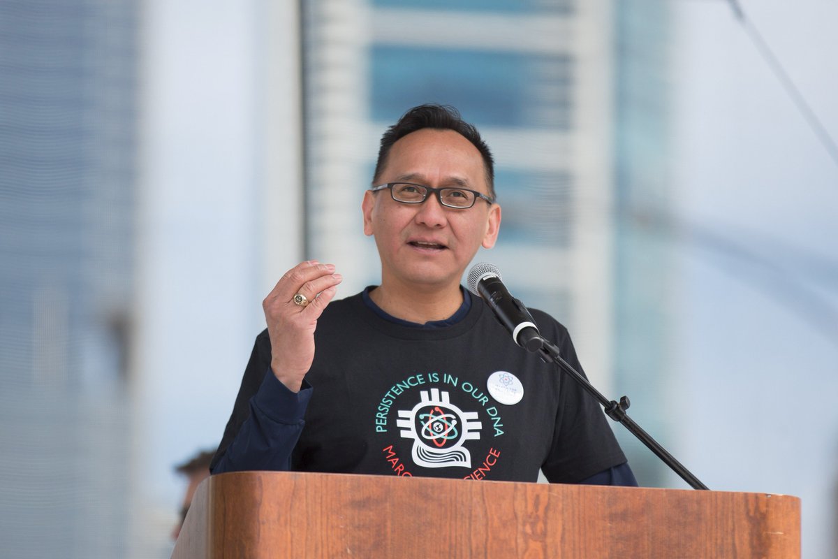 SACNAS's tweet image. "We CAN transform education &amp;amp; scientific research to be more diverse, equitable &amp;amp; inclusive." Dr. Lee Bitsóí #futureofscience #nativescience