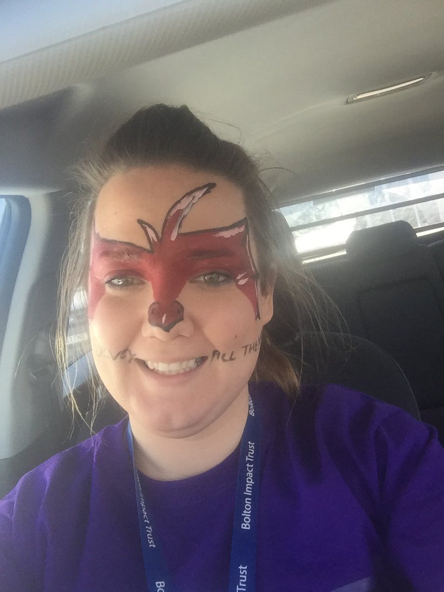 Who's idea was the face paint?!! #redface #redeyebrowsfordays #whousedallthebabywipes