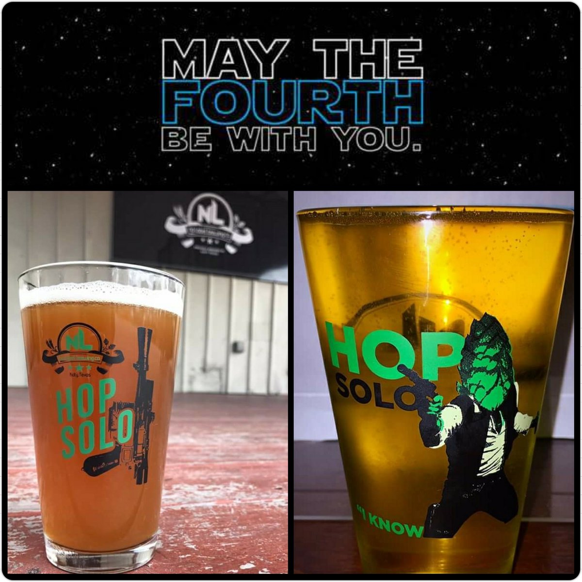ThePointPark's tweet photo. #MayTheFourthBeWithYou @NoLabelBrewCo #HopSolo #singlehopped with #sorachiace hops. #limitedglassware on tap at 4p https://t.co/xwkoTvsyda