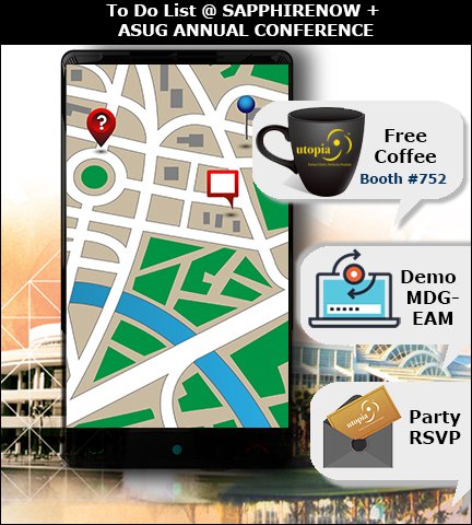 SethSAP's tweet photo. Only 2 weeks until #SAPPHIRENOW. Here's a helpful to do list from Utopia for navigating this year's conference.
https://t.co/pS2uk0FAwJ https://t.co/13IxpSk3S4