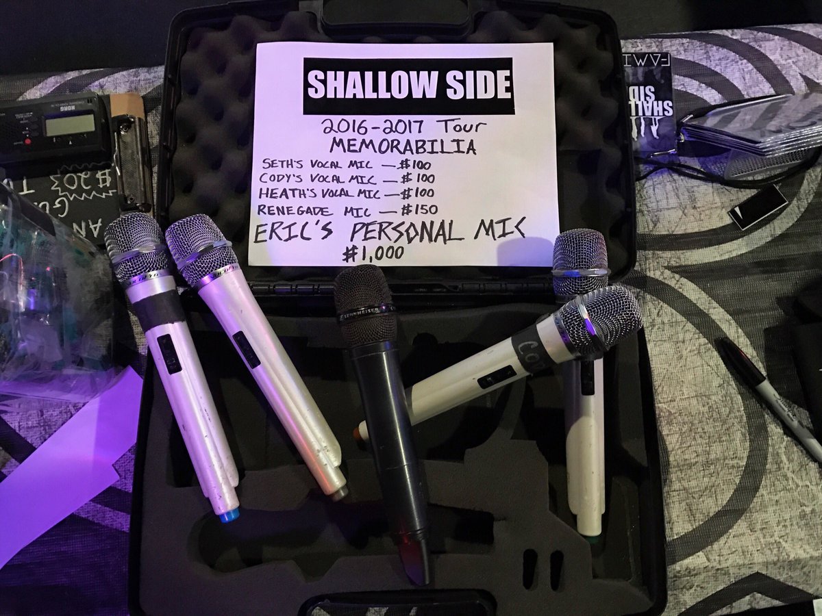 shallowsideband's tweet photo. How would you like to get your hands on some one of a kind Shallow Side memorabilia!? https://t.co/T8h5uQH6me
