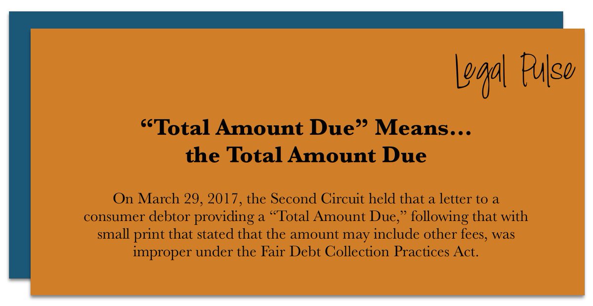 SyracuseLRev's tweet image. Today&apos;s #LegalPulse article features an important #SecondCircuit holding! 
➡️ Read more: lawreview.syr.edu/total-amount-d…