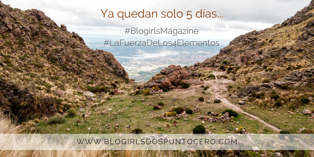 BlogirlsMag's tweet photo. El martes publicaremos nuestro nuevo número, ¡comienza la cuenta atrás y estamos muy emocionadas! 😃
🔜 #LaFuerzaDeLos4Elementos #BlogirlsMag https://t.co/BuJs5tUtDv