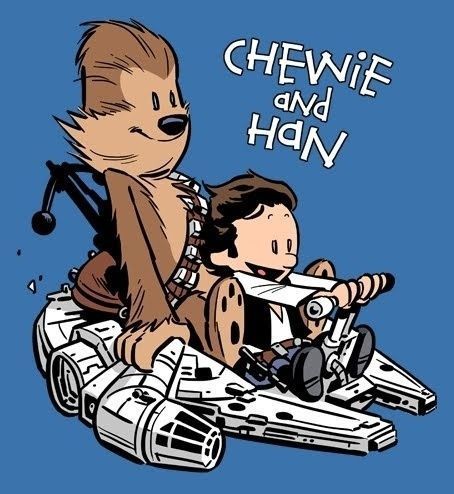 Calvinn_Hobbes's tweet photo. In honour of May the 4th! #MayTheFourthBeWithYou https://t.co/iP4Qznt2ns