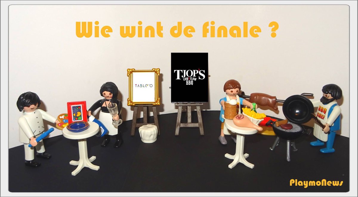 playmonews's tweet photo. Vanavond is het de grote finale van Mijn Pop-up restaurant.

Mitchell &amp; Daniela #teamtableo
Karel &amp; Birger #smokeyboys @VTM https://t.co/E2qnd08XEu
