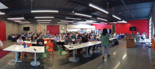 gradeawarrior's tweet photo. Over 100 new hires for training at #Tintri HQ. Welcome to the Tintri family! https://t.co/2Z4kHe5Ymg
