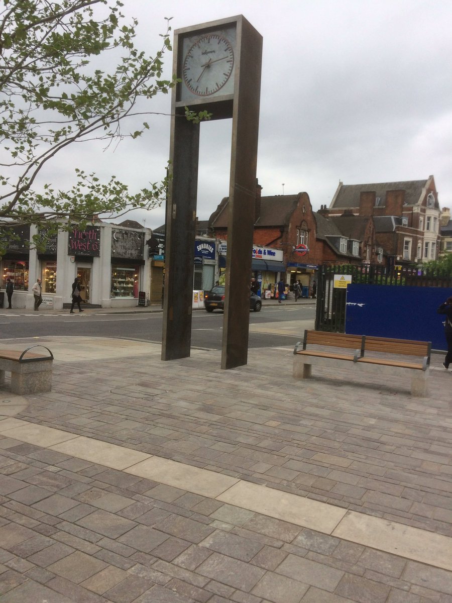 It looks like they have erected a giant guillotine in the centre of West Hampstead...