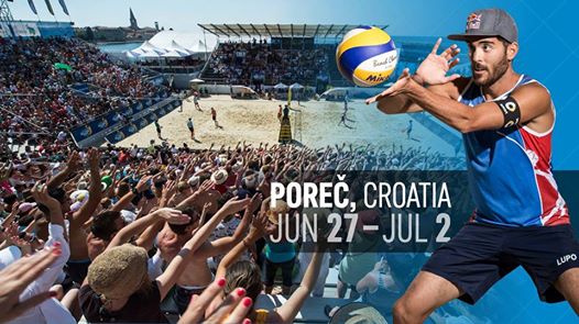 Swatch Beach Major Series continues in 2017! Visit #Porec Jun 27-Jul 2 for a spectacular international #volleyball tournament!