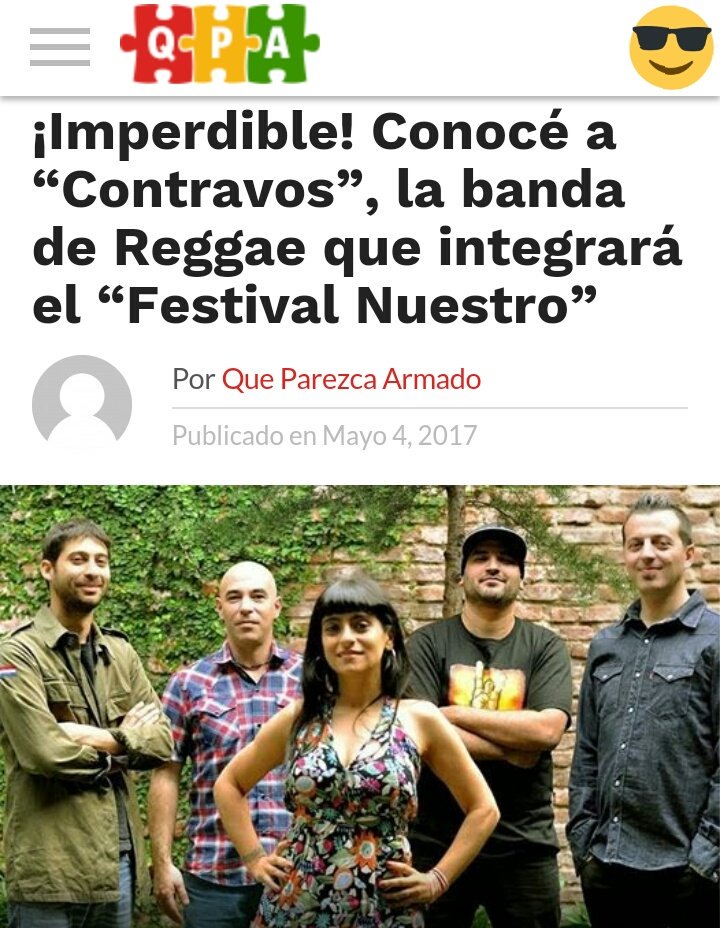 somosqpa's tweet photo. 🎵Reviví la nota que tuvimos con @GabyJuradoPrens de @contravos, banda que participará en el @festivalnuestro 👉 https://t.co/tIdnwCb3Ds https://t.co/SPqfT2RVOK