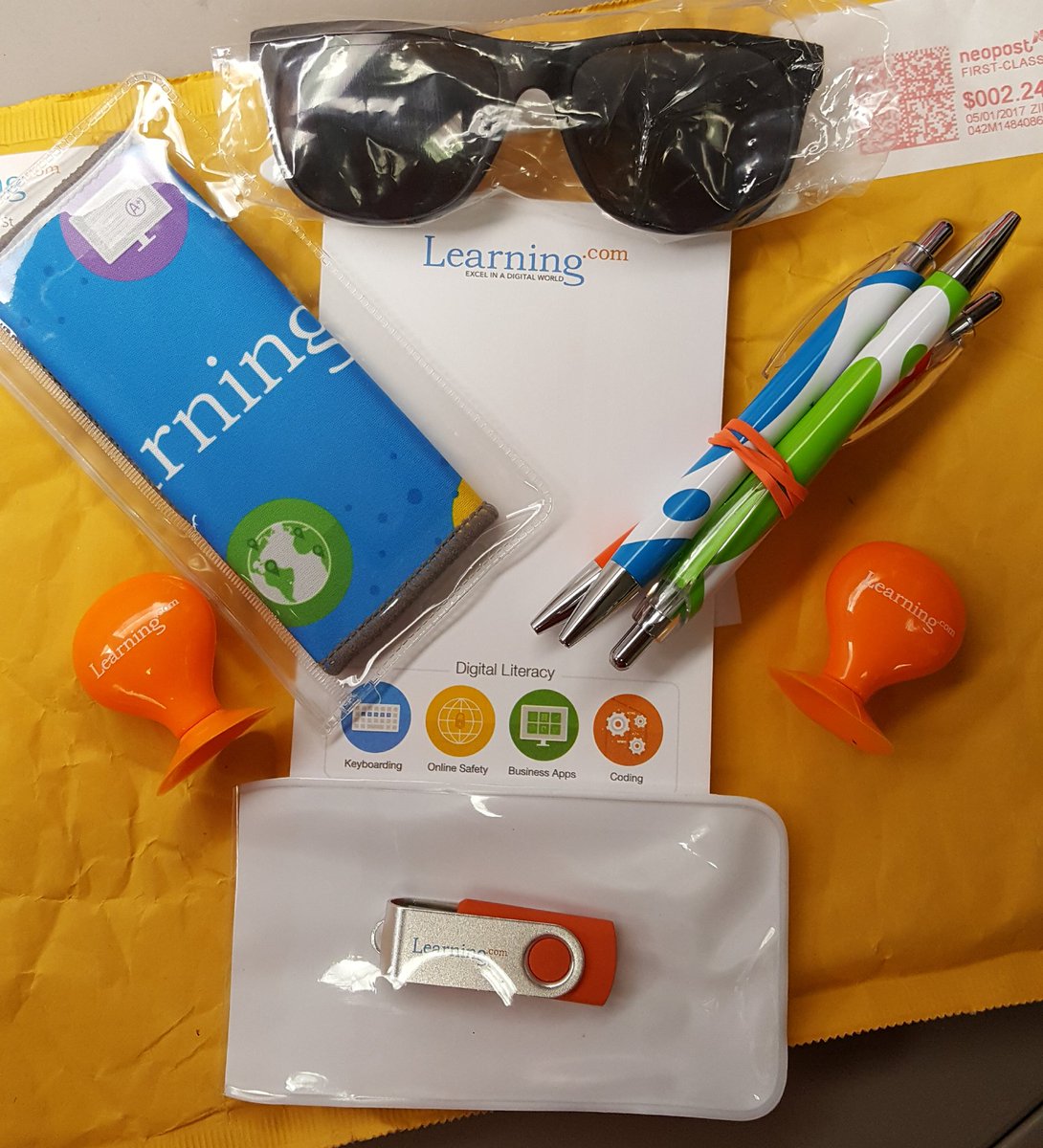 AMsky43's tweet image. Got my @learningdotcom goodies today. Gonna look 😎 as I work on 🐒 CodeMonkey! #lcomcoding #CSforAll @BrowardSTEM