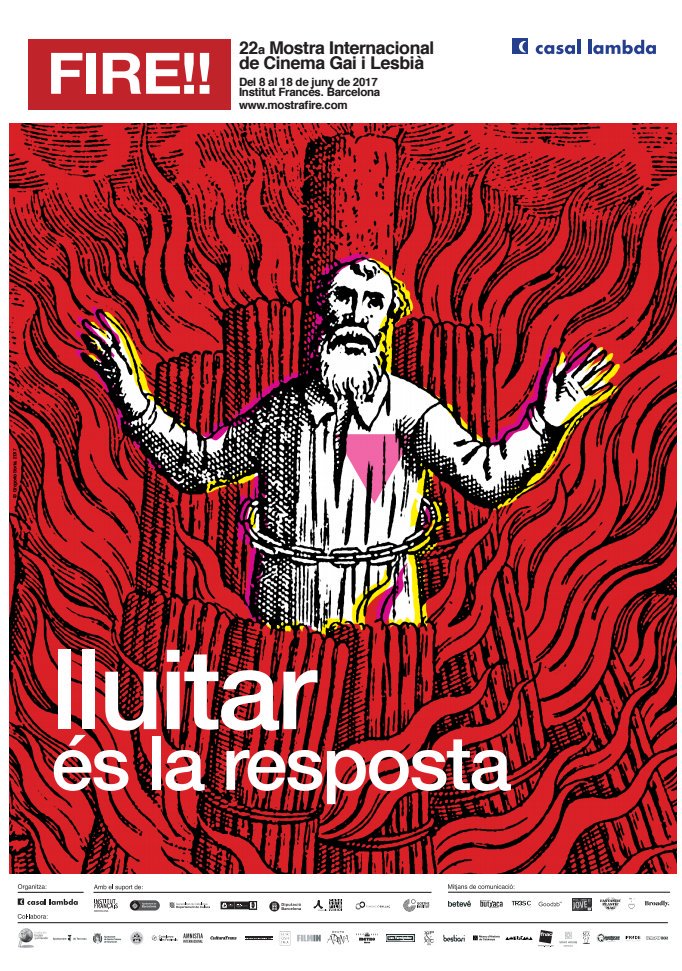 Bestiari1's tweet photo. Ja la tenim aquí! La imatge del @mostraFire. Endavant i a lluitar! #Barcelona #LGBT https://t.co/ZsIv88opag