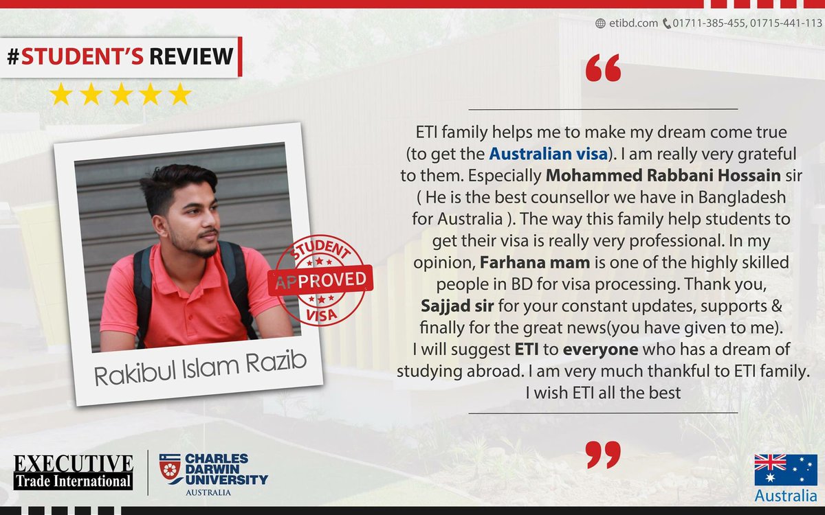 etibd's tweet photo. #studyinAustralia #etibd https://t.co/Pzupquvjrs