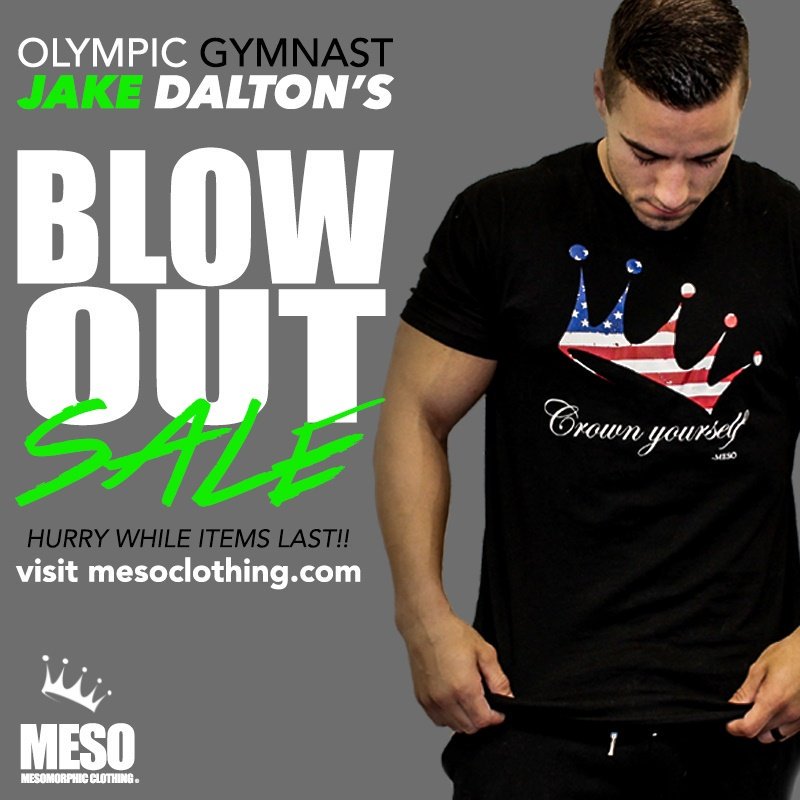 Mesoclothing's tweet photo. Don't miss out on this sale! Half off!!!! #mesoclothing #mesofit #crownyourself #jakedalton #halfoff https://t.co/wJRhWZb14L