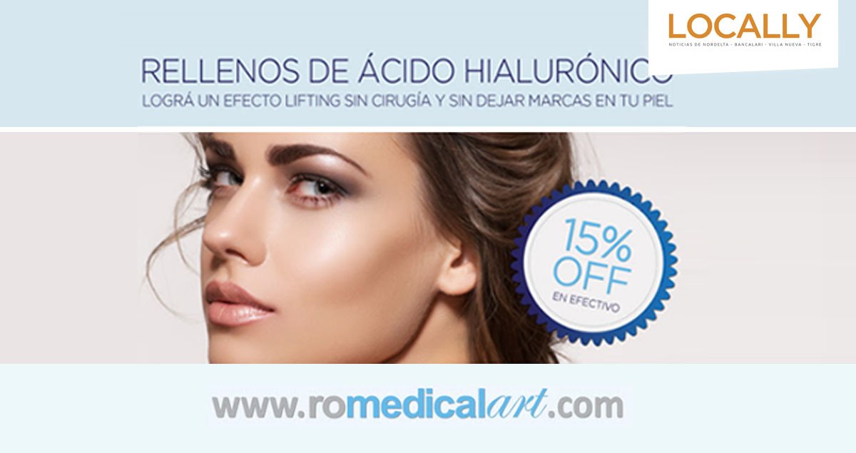 💆 Beneficio en rellenos de ácido hialurónico en <a href="/Romedicalart/">RO Medical Art</a> #belleza #beneficios #cosmética #Nordelta #Locally
bit.ly/2qIXqAc
