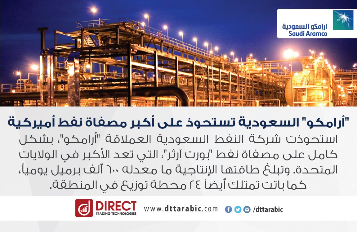 Dttarabic On Twitter ارامكو السعودية امريكا مصفاة النفط