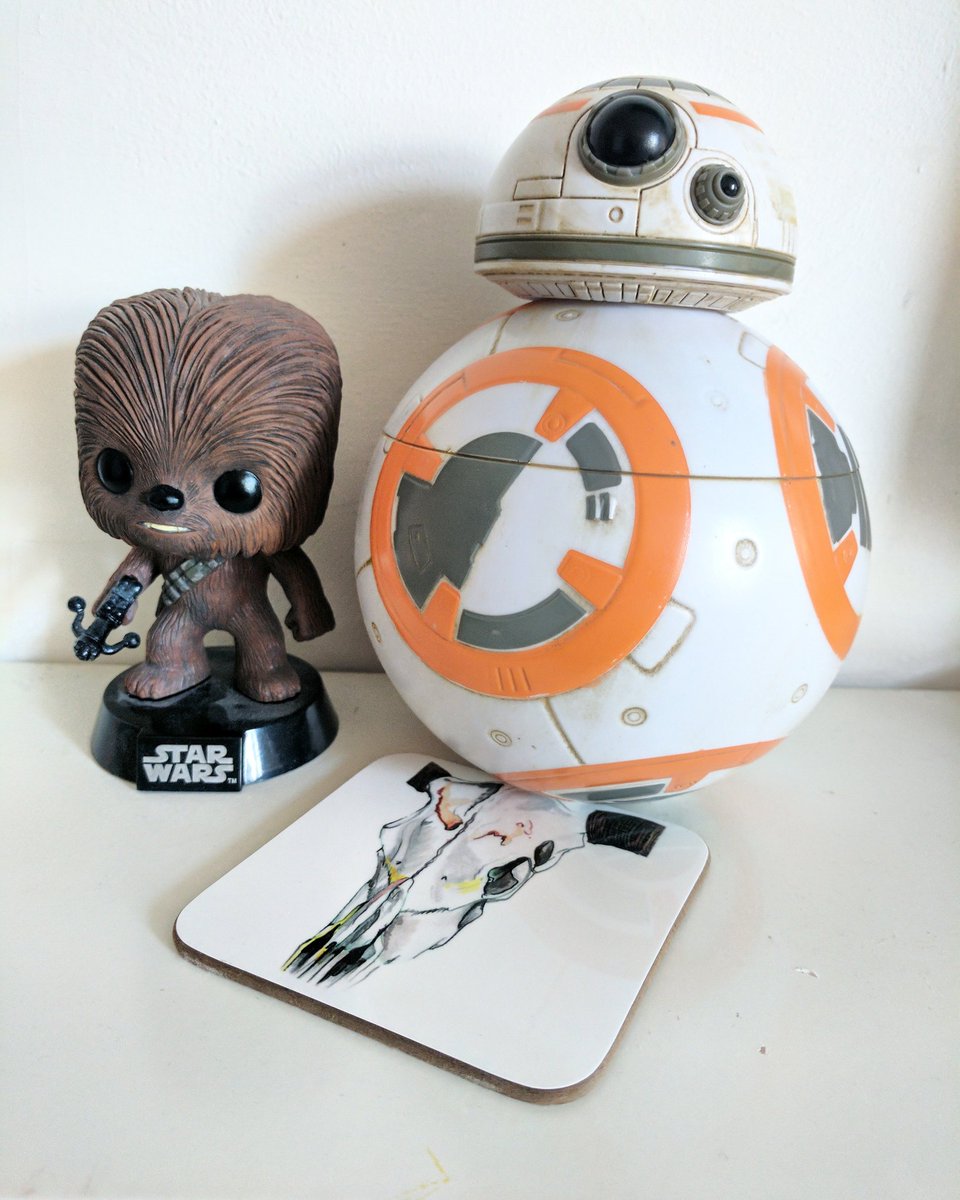 HeatherMGrace's tweet photo. May the Force be with you! Happy Star Wars Day #MayTheFourthBeWithYou #StarWarsDay #bb8 #chewbacca https://t.co/MnZenJVSBu
