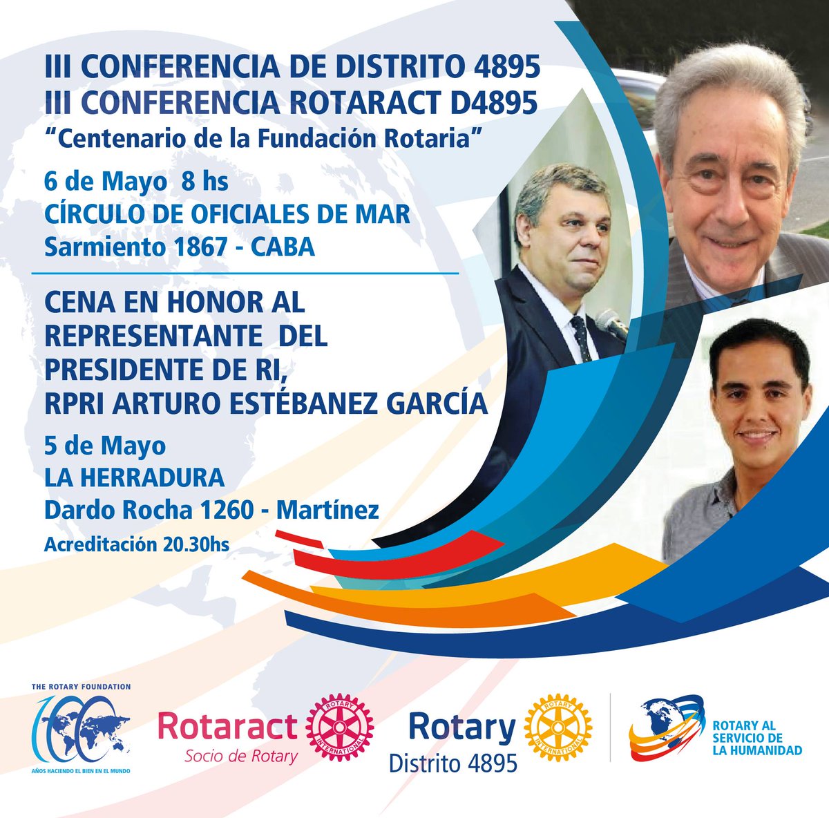 4895Rotary's tweet photo. Te anotaste????? No te olvides!!!!!!!! Cerca, muy cerca....... III Conferencia de Distrito @4895Rotary y III Conferencia @Rotaract_D4895 https://t.co/1xGh4OEwVH