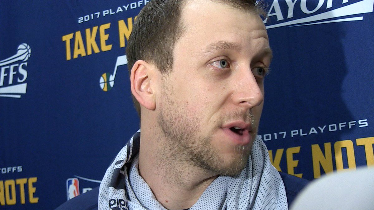 Joe Ingles Shootaround - 5.4.17  🎥: on.nba.com/2p1ZPJS  #UTAatGSW https://t.co/1V8krfgZoQ