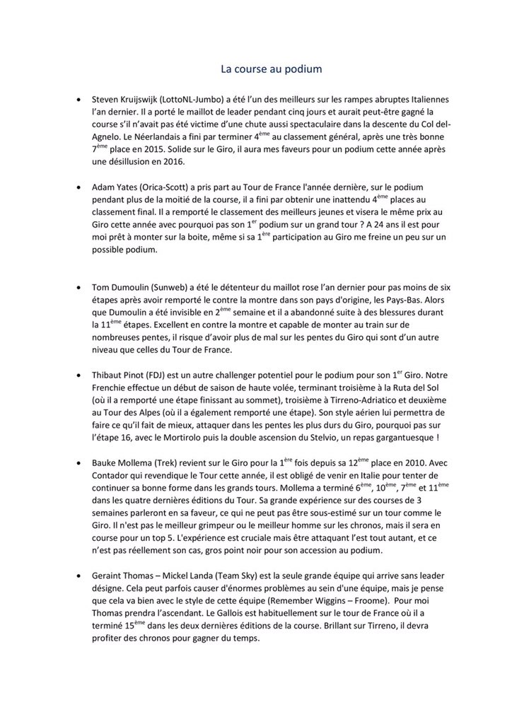 Tips_flash's tweet image. Pourquoi Quintana et Nibali vont se livrer un combat légendaire ? La preview Giro à consommer sans modération ! 

♻️ / ❤️ apprécié 🙋🏻‍♂️