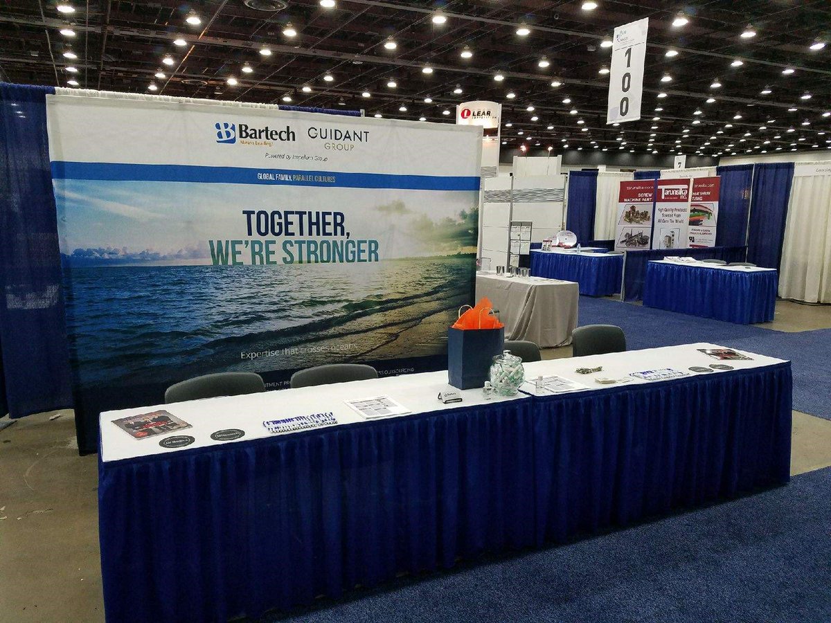 BartechGroup's tweet photo. It only looks like we are taking a break at #Booth159 @MichiganMSDC @cobocenter come by & talk to us about our #TotalTalentManagement #MBE https://t.co/XYTz5InXEN