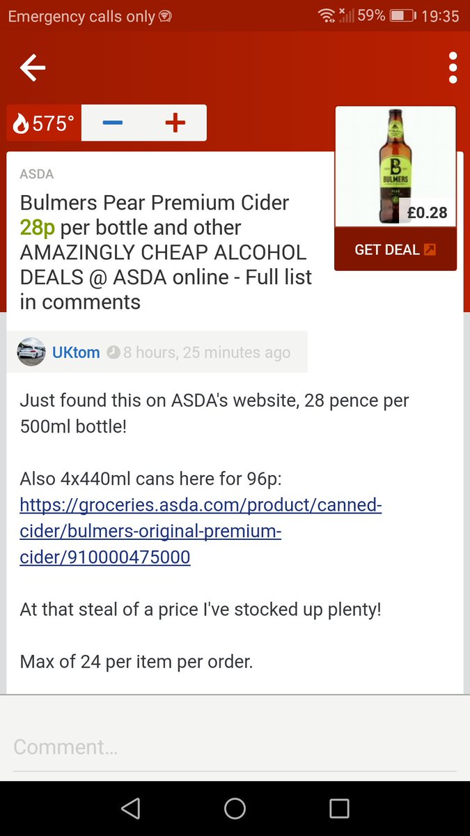 scrumpydrinker's tweet image. Saw this Bulmers offer earlier, are they selling it all the muck off? #didntbuy