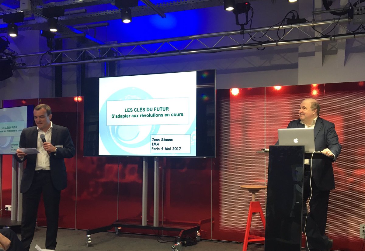 ecadiou's tweet image. Conférence de Jean Staune, @MSC_Officiel, passionant, effrayant, motivant, @hughherr, @MyBlueEconomy, bravo et merci ! #imatech