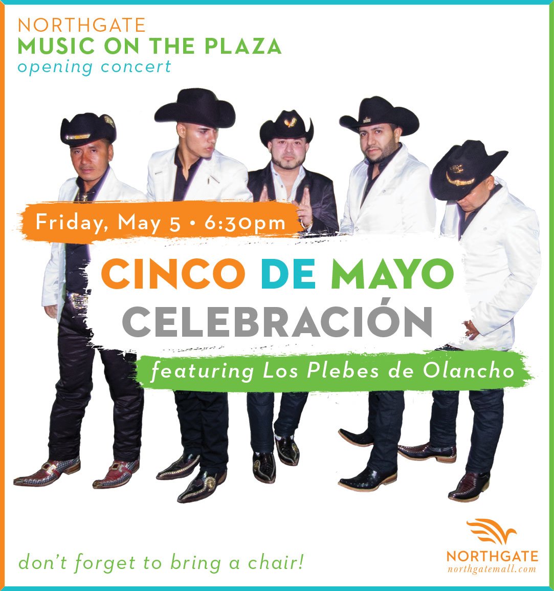 Kick off <a href="/NorthgateDurham/">NorthgateMall Durham</a>'s free Music on the Plaza concert series with the Los Plebes de Olancho band tomorrow. bit.ly/2qw1WFJ