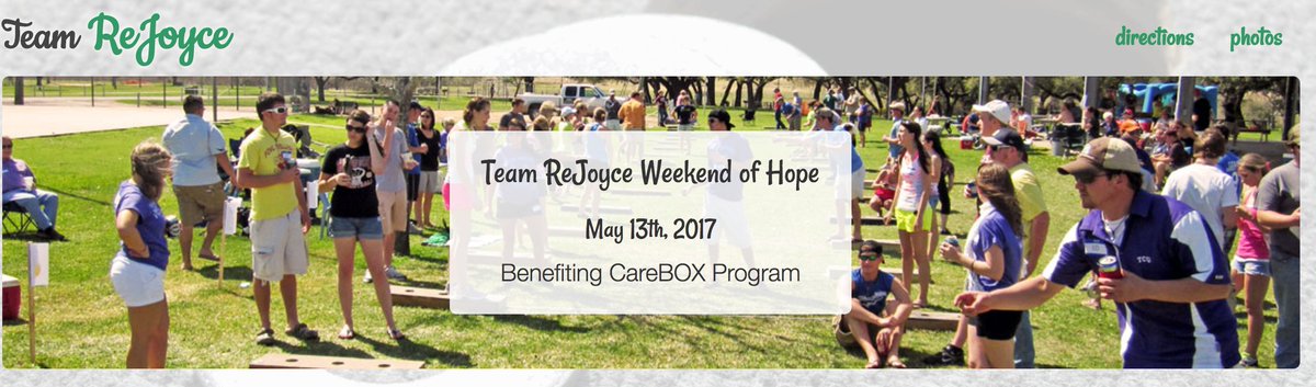 CareBOXProgram's tweet photo. @Team_ReJoyce We are excited to visit with y'all in Moulton on May 13th for some Washer Tournament fun! https://t.co/tjUEnm2SNC