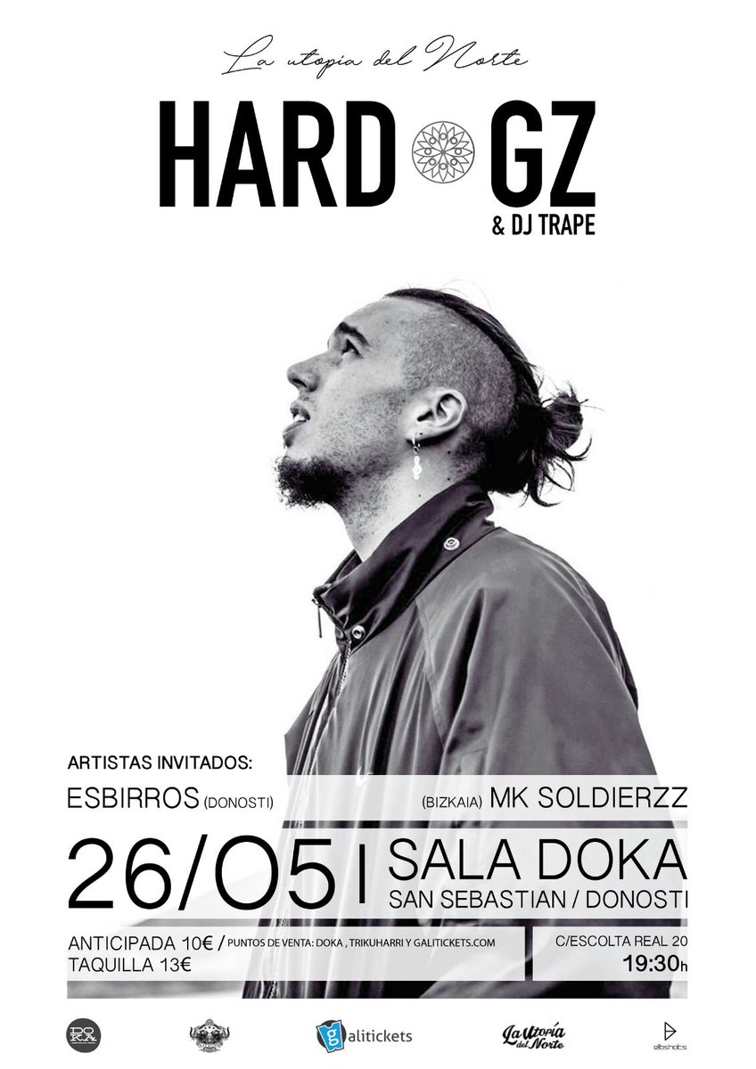 MKSoldierZZ's tweet photo. EMPIEZA EL JUEGO !!!!!!!! SABADO 26 DE MAYO EN SANSEBASTIAN SALA DOKA CON EL GALO  HARD GZ REVENTANDO EL PUTO NORTE MAS INFO PROXIMAMENTE https://t.co/ynx5FeVL53