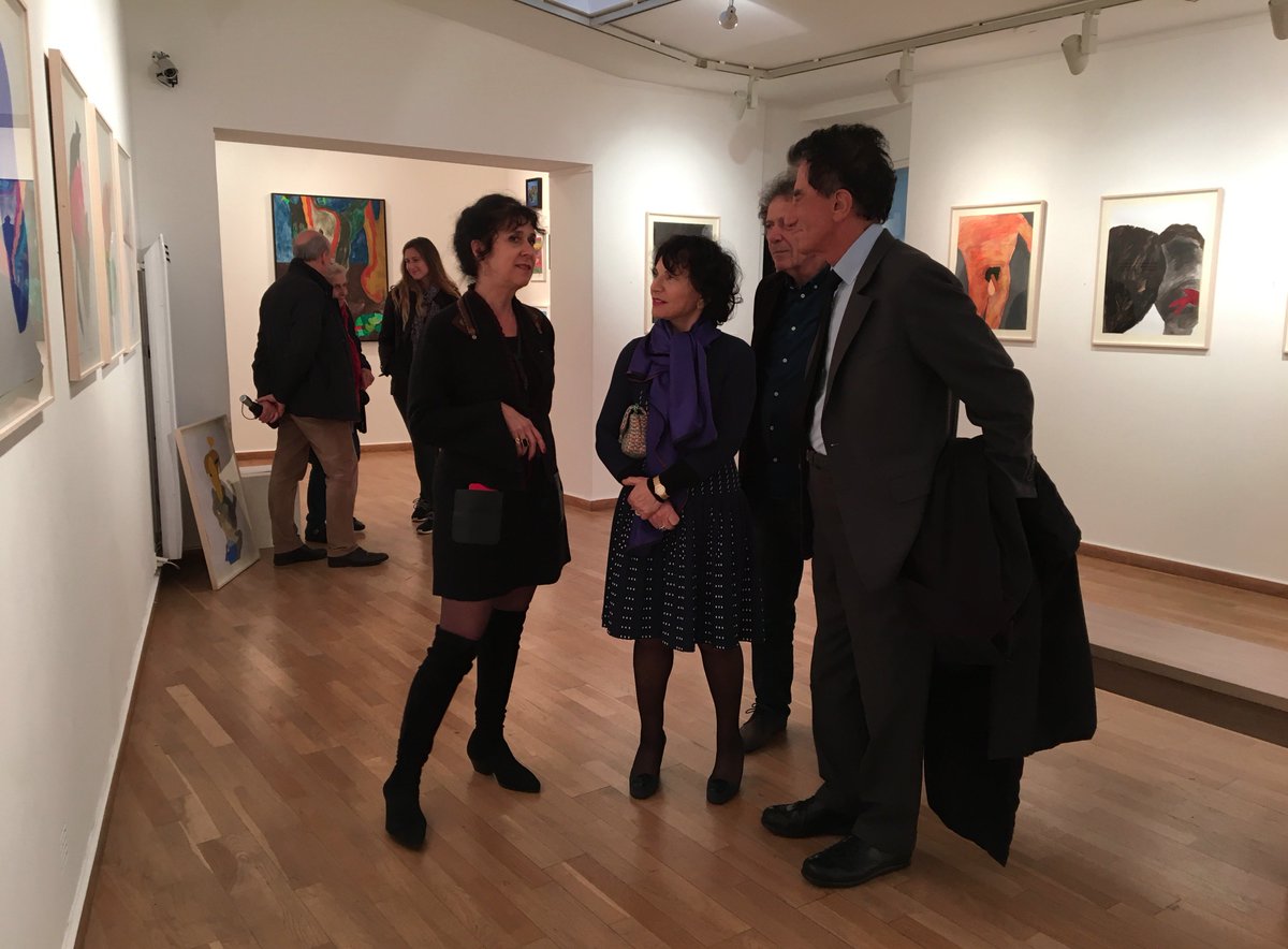 Merci à <a href="/jack_lang/">Jack Lang</a> pour cette rencontre  autour de l'exposition de <a href="/AVeinstein/">Alain Veinstein</a> à la Galerie <a href="/LaForestDivonne/">La Forest Divonne</a> ! #jeudidesbeauxarts