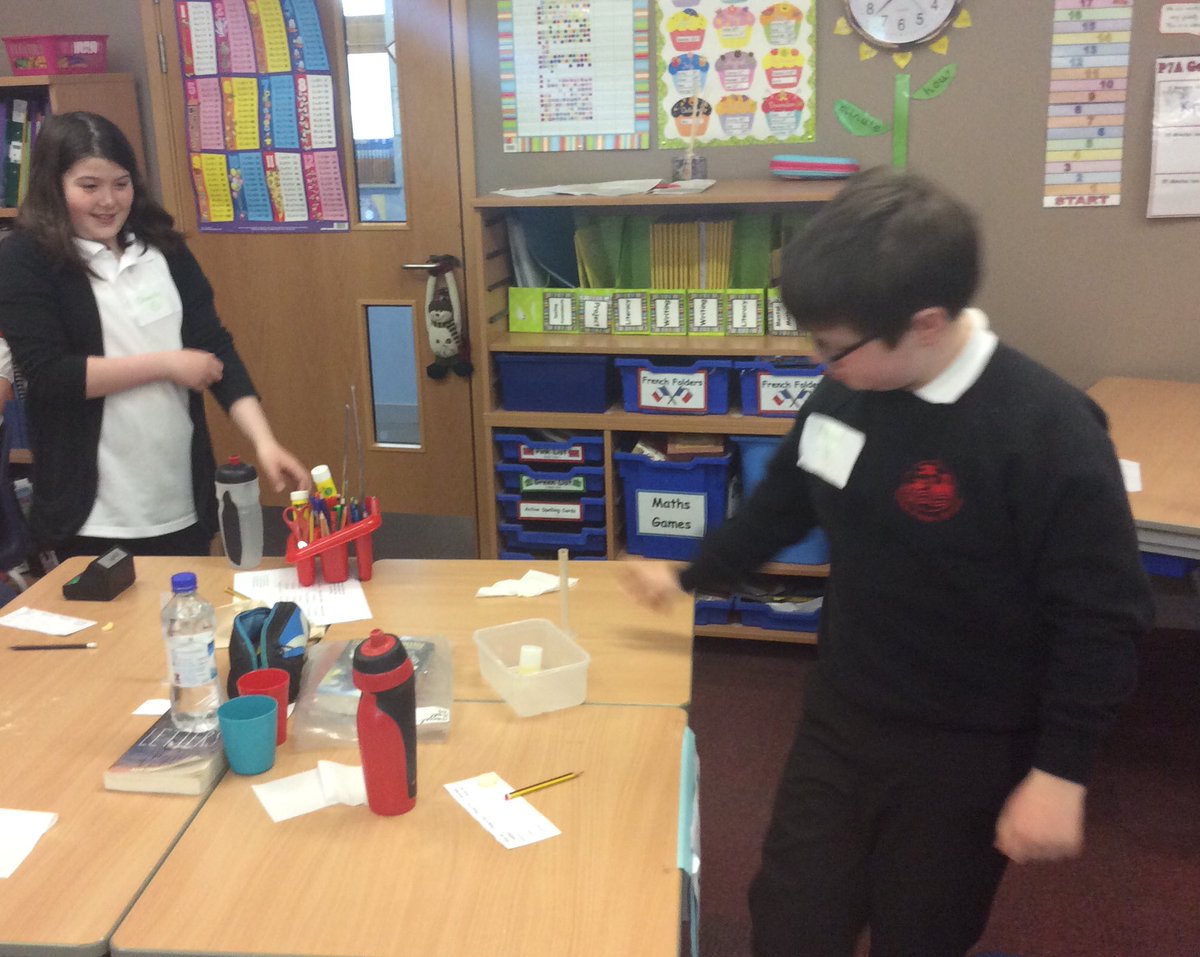 DunbarPrimary's tweet photo. Crushing our Vitamin C tablets, launching our rockets & recording our results #ScienceTransition @RoySocChem @DunbarGrammar https://t.co/Aclyjt19p8