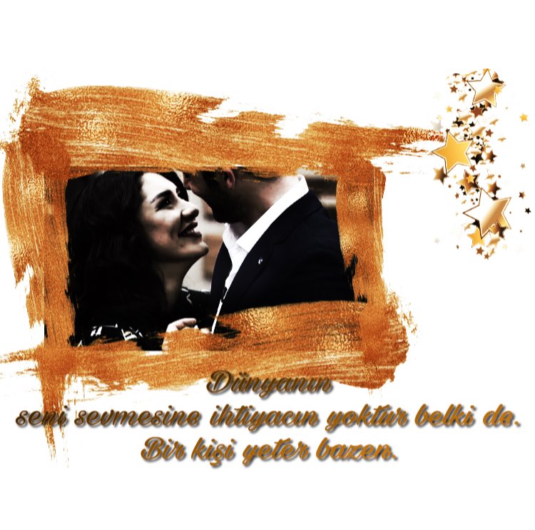Dünyanın seni sevmesine ihtiyacın yoktur belki de. Bir kişi yeter bazen💫 
#KısmetseOlur #OnAy 
<a href="/aycanvariss/">aycanvariss</a> <a href="/onuryuxel/">onur</a>