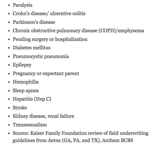 latimes's tweet photo. These preexisting conditions covered under Obamacare may not be protected by the GOP's replacement plan https://t.co/RWFoA7Eydz https://t.co/XVDDLZoRum