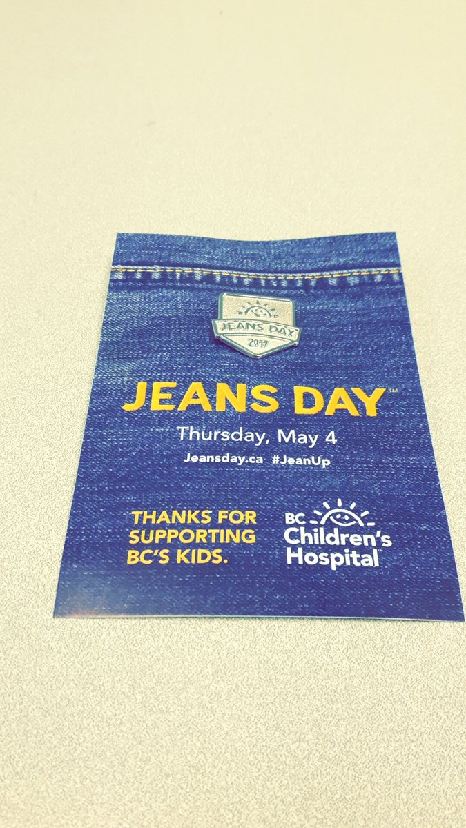Navid_TD's tweet photo. That time of the year again😊 #JeanUp #BCCHF #TeamParkandTilford #CVNS https://t.co/AXfHACPmka