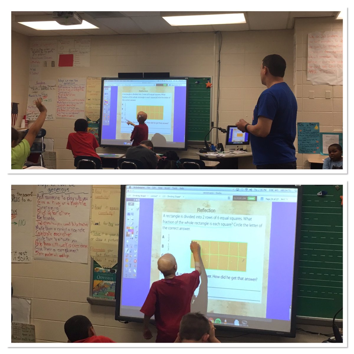 bekifrago's tweet photo. Student led math happening @SmgMagnet in Moore's 3rd grade math class. @KCSinnovation @abrace32 https://t.co/yN0cU9oJ76
