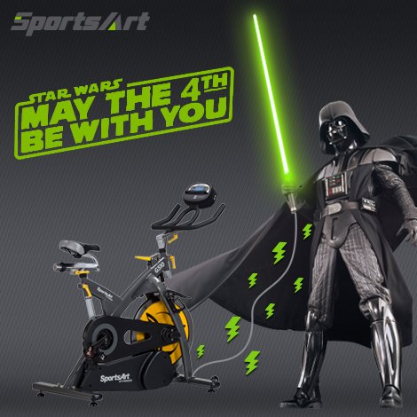 GoSportsArt's tweet photo. Powering up for #StarWarsDay ⚡️⚡️⚡️ #MayTheFourthBeWithYou https://t.co/rFxJibPixB