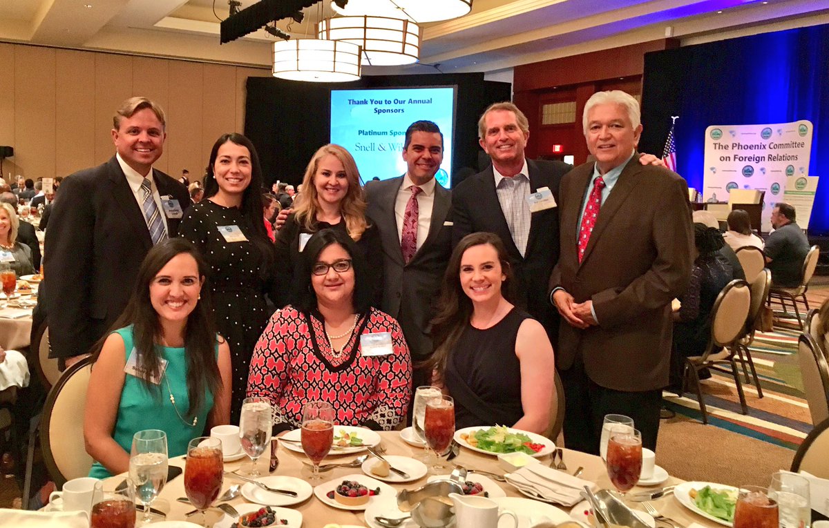 AzMxCom's tweet photo. Pleased to support @pcfrarizona @dougducey International State of the State. AZ is a major hub for international trade and growing! https://t.co/jPxpsKtPhC