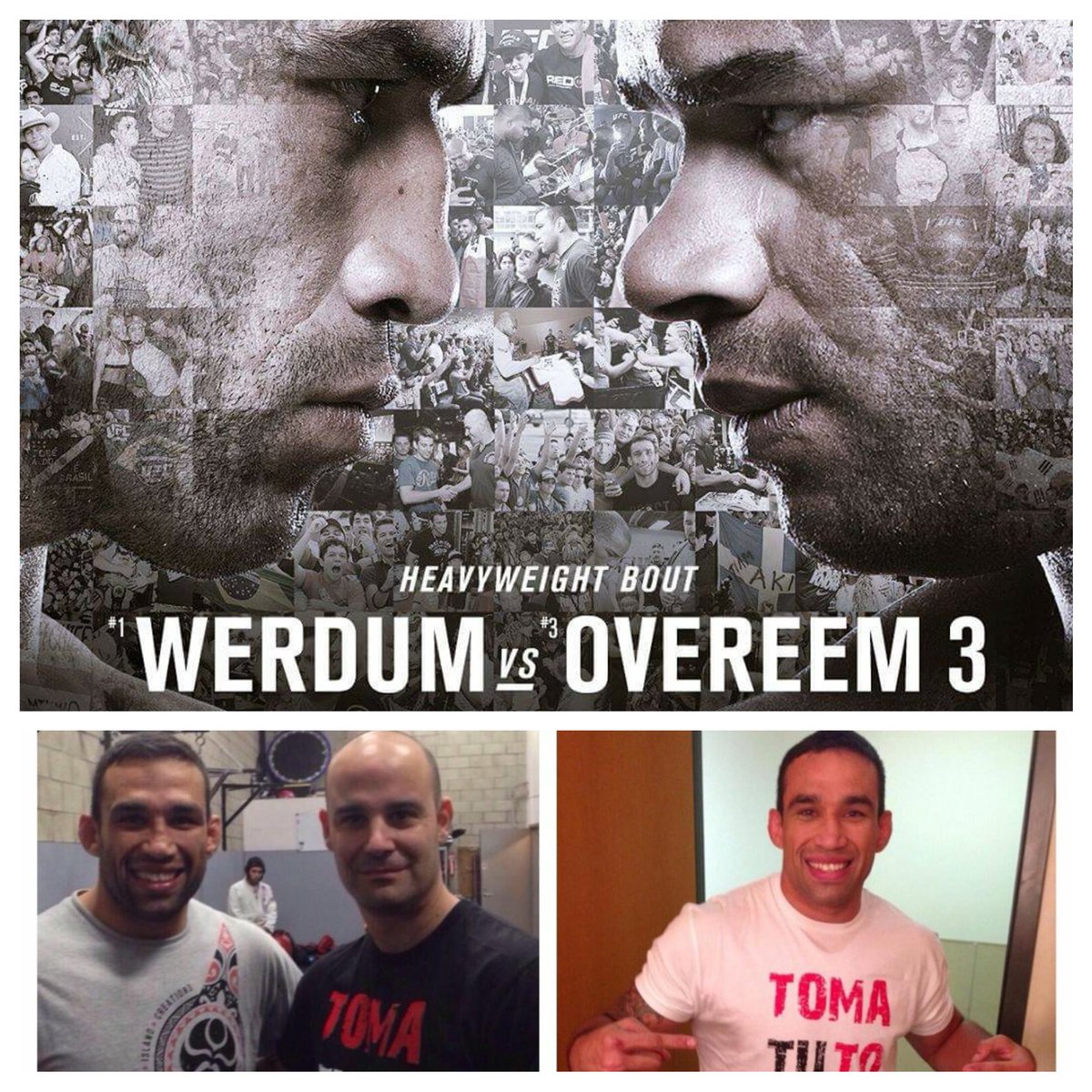 PabloAlsina's tweet photo. Yes!!!! Vamos @FabricioWerdum !!! @ufc 213 WERDUM vs OVEREEM 3 #UFC213 #July8th #VaiCavalo #TeamWerdum https://t.co/ihhg0Xc63v