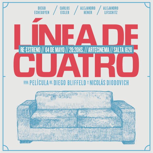 Linea_de_cuatro's tweet photo. Vuelve Línea de cuatro al cine y ahora si no te la podés perder. Función todos los días 20.20hs en Artecinema. @cinearsala https://t.co/msokrBC9Nz
