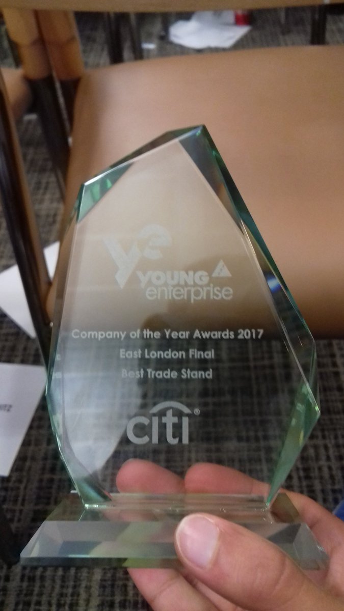 SuperFruitz's tweet photo. 2017 East London Best Trade stand, our 2nd trophy! Unfortunately, we don't progress, but it's amazing to have got this far. #SuperFruitz https://t.co/9KOnXniOME