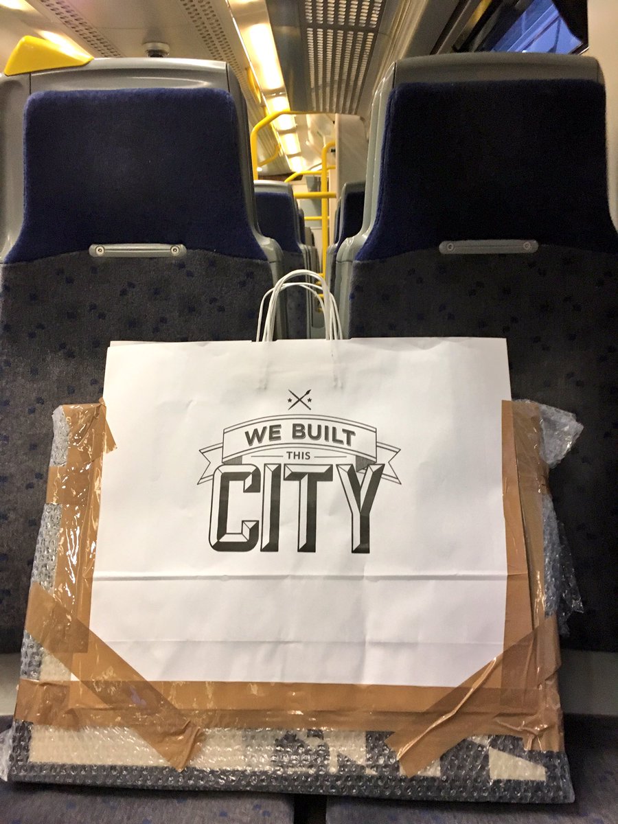 Cheers to the amazing team at @w_b_t_c for the top notch wrapping skills. Love my custom bag 🐦✌️ #treatyoself #london