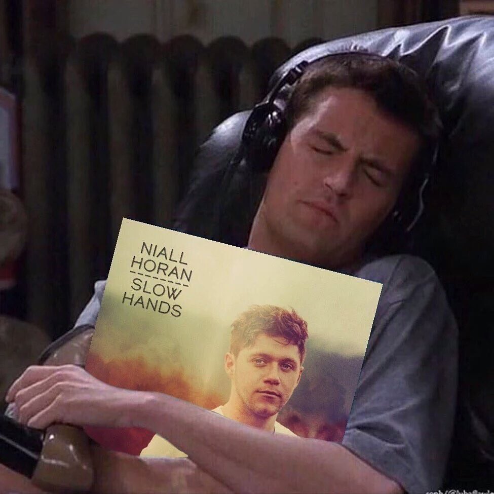 1DFamParadise's tweet photo. The whole fandom right now:

#SlowHands https://t.co/DePhK54TF0