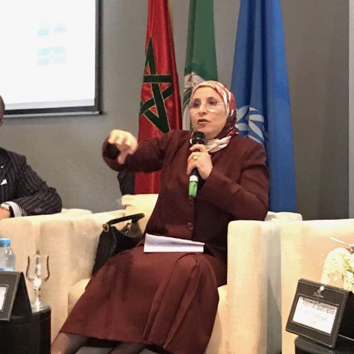 UNESCWA's tweet photo. Moroccan Minister @bassimahakkaoui says quota system creates cultural push for leaders to put women in decision making positions #AFSD https://t.co/eGPQUZZcCu