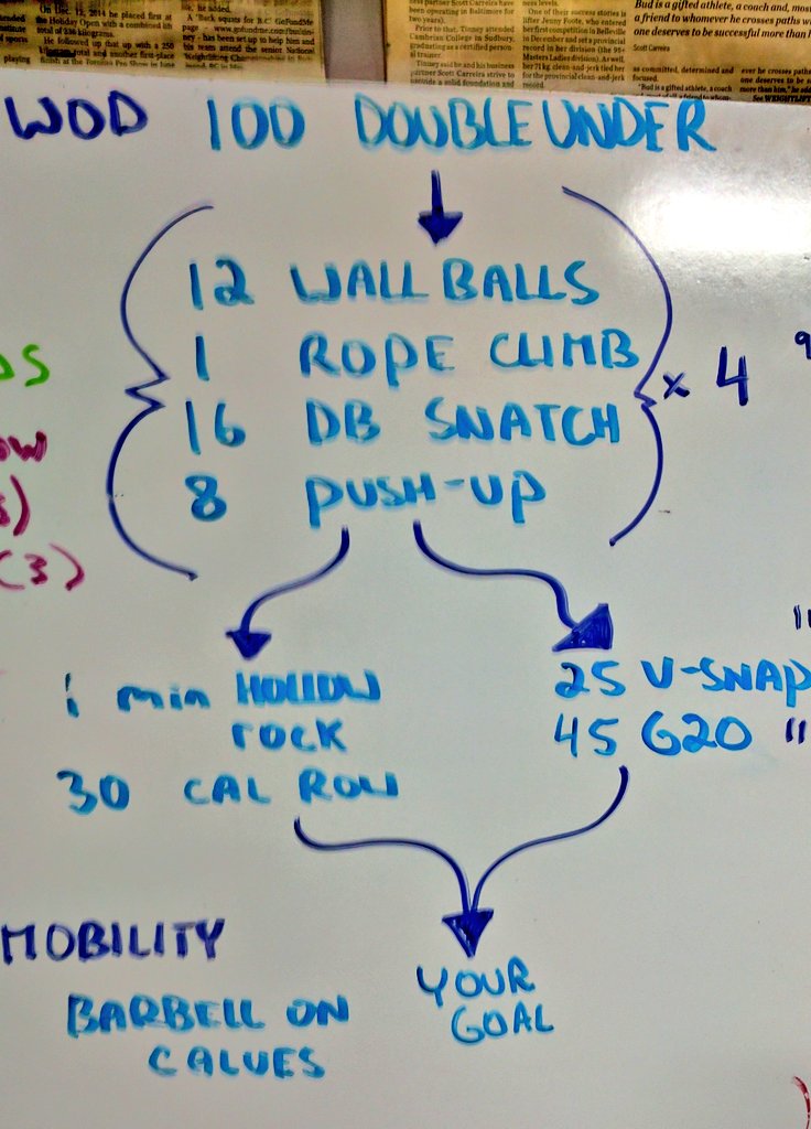 DaniMurphy9's tweet photo. Destroyed today by double unders...and everything else #beCrossFit #WOD #bemorehuman #boxunicorn #workonweakness https://t.co/hqqgu4ZYue