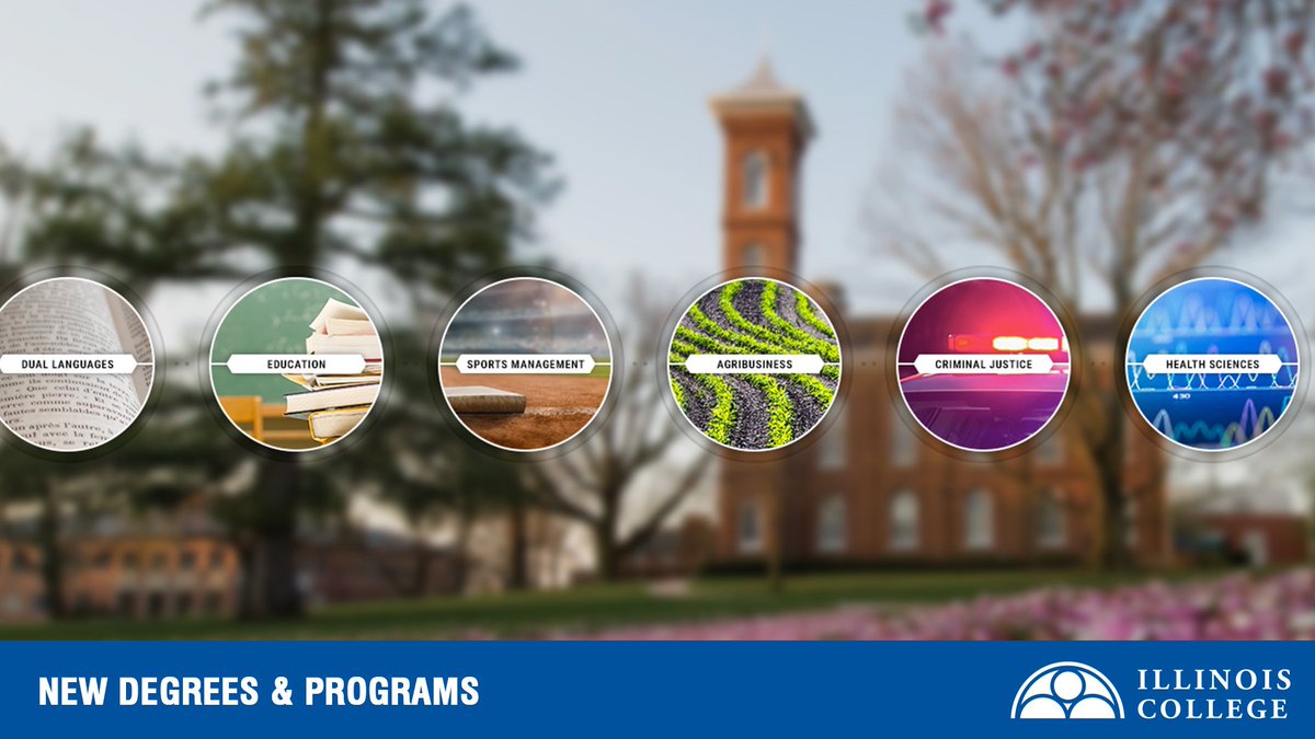 ictrueblue's tweet photo. We're at it again! Another round of programs to add to our new offerings this fall | https://t.co/GjxvDWhLsd #IllinoisCollege #GraduateREADY https://t.co/rF4kgHQpQN