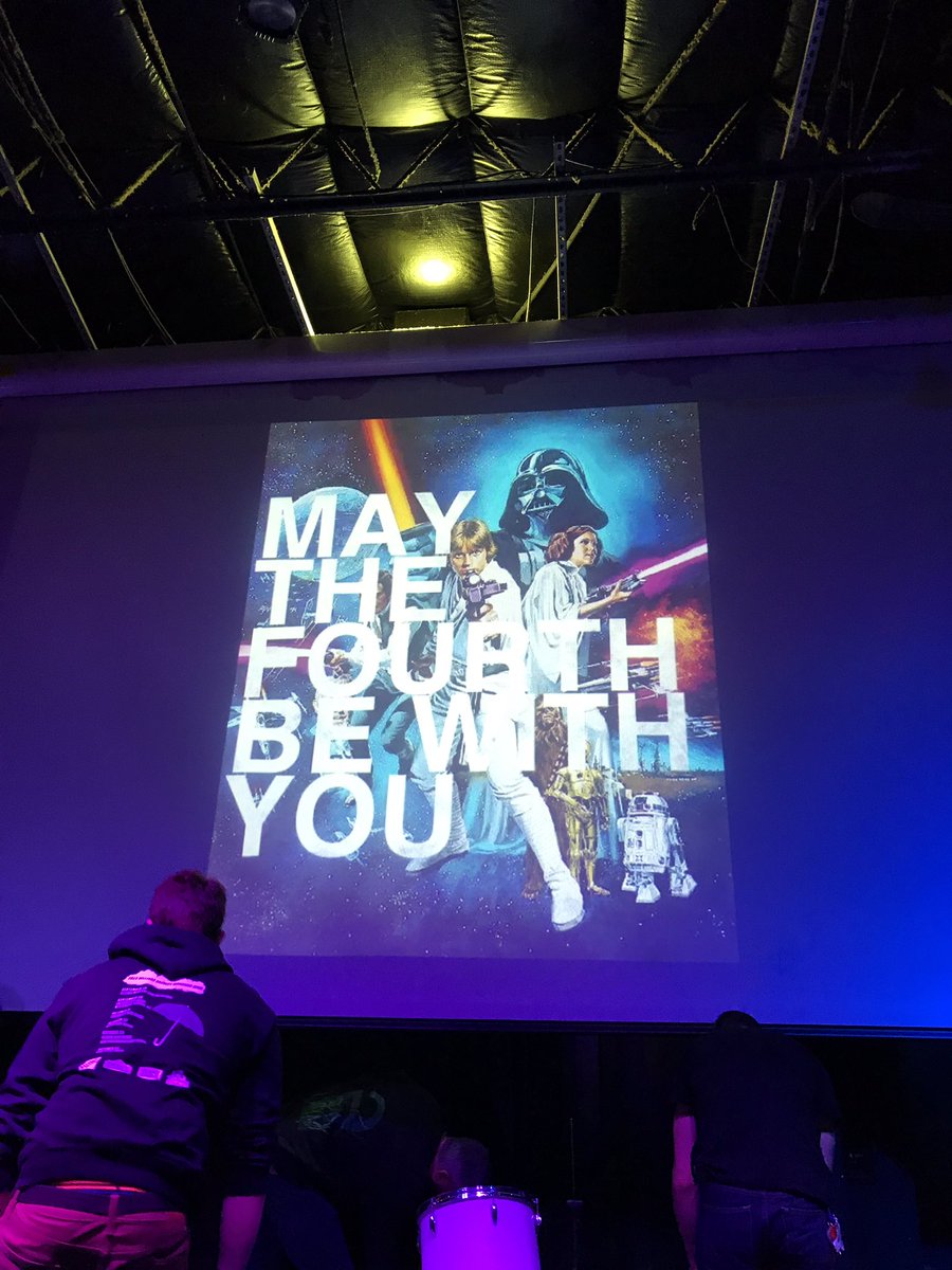 phil_nagy's tweet photo. It's happening. Get to @SkullysColumbus tonight at 5pm for the #StarWarsDay rock show and costume contest! @TLMidnightBand plays at 5:45! https://t.co/XwODX9ywzi