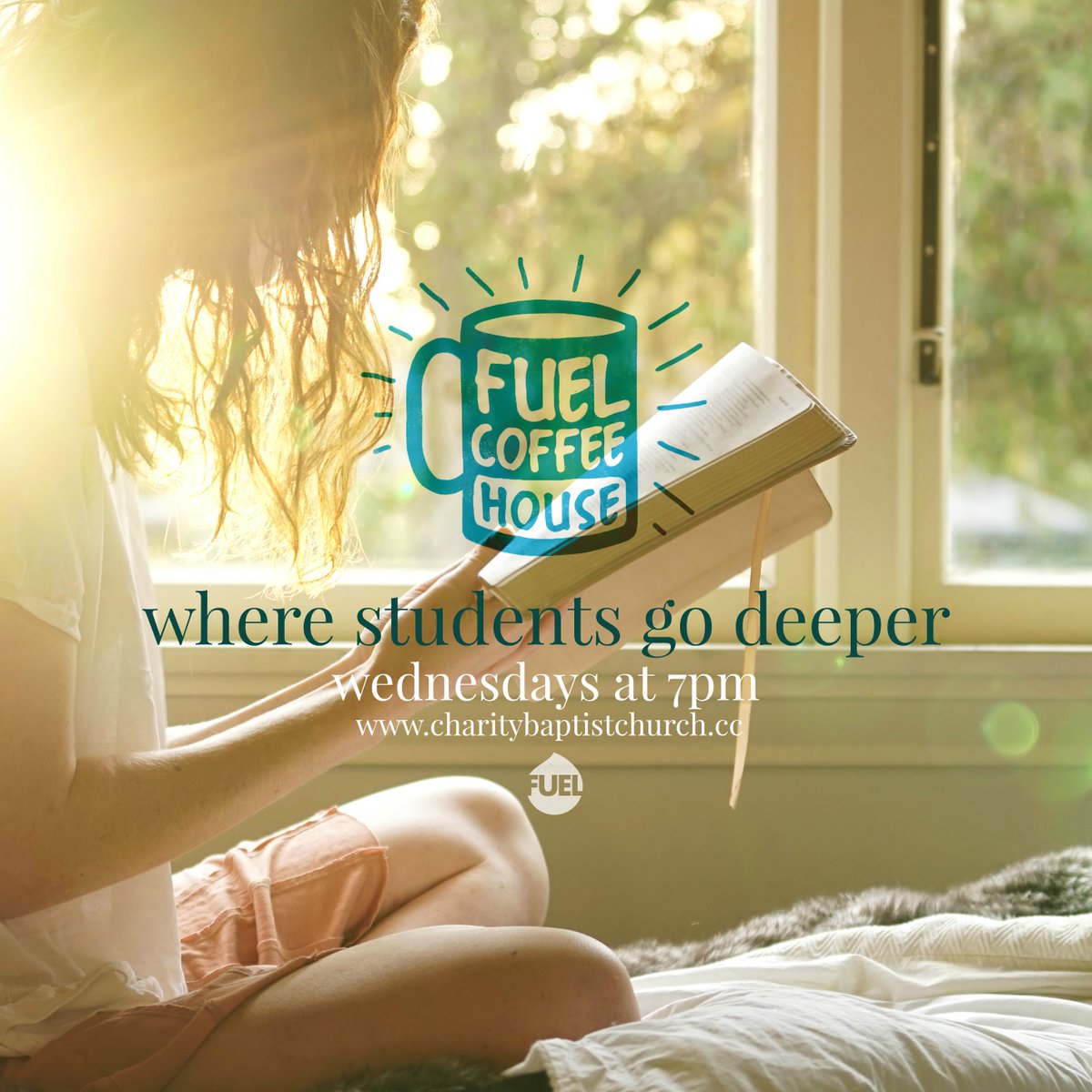 FUELcsm's tweet photo. Come join us at Coffeehouse!
We hangout, open up the Bible, talk about real life issues &amp; drink lots of coffee! ☕️
@Charity_Church #Coffee https://t.co/ny6qKtQntE