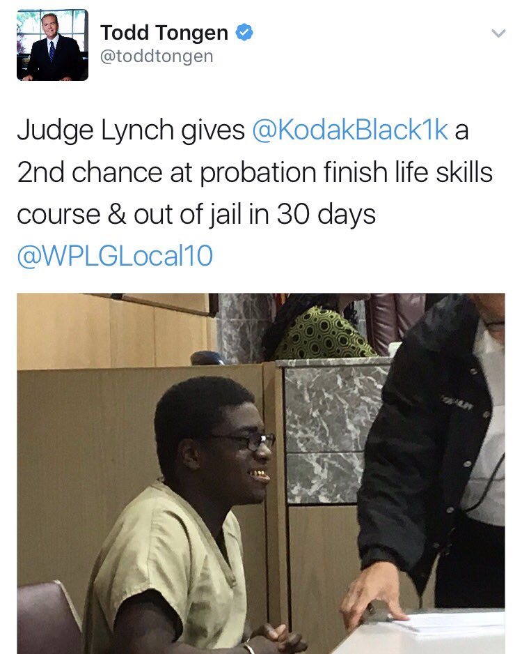 WORLDSTAR's tweet photo. Kodak Black is out of jail in 30 days! 🙏 @KodakBlack1k https://t.co/8WAVl9haO9