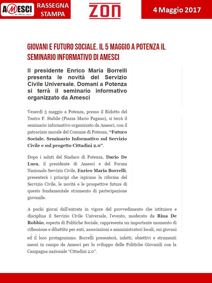 cduezero's tweet photo. #NextStop Domani la Campagna nazionale @amesci1996 Cittadini2.0 sbarca a Potenza
#DiconoDiNoi #RassegnaStampa #C2zero https://t.co/oRWAtX98RQ